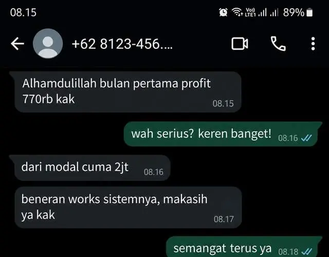 Bukti WhatsApp