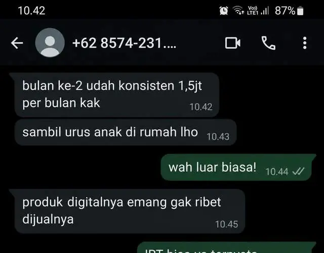 Bukti WhatsApp