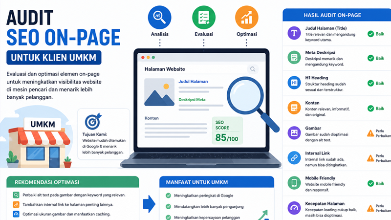 Audit SEO On-Page untuk Klien UMKM