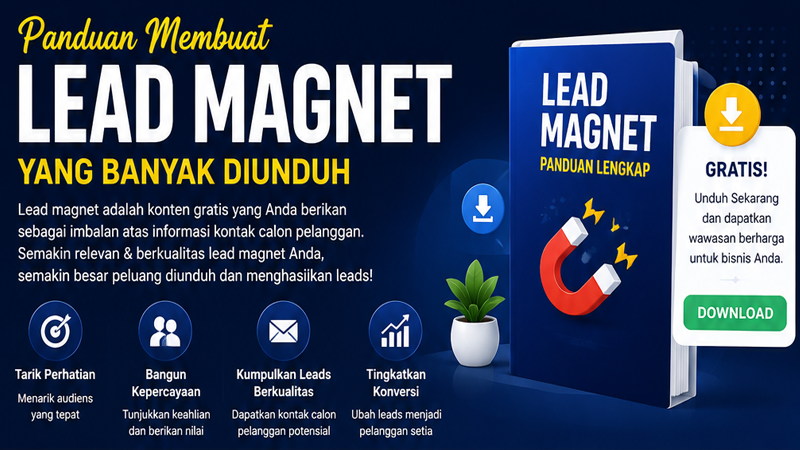 Panduan Membuat Lead Magnet yang Banyak Diunduh
